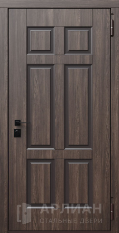 Фото «Темно коричневая дверь надежная с усиленными петлями №735»